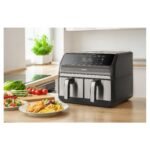 Vita Fryer – Dual 2×4 L Baskets (8 L Total), Stainless Steel, 1700 W, LED Digital Air Fryer with Touch Controls - Image 10