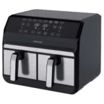 Vita Fryer – Dual 2×4 L Baskets (8 L Total), Stainless Steel, 1700 W, LED Digital Air Fryer with Touch Controls - Image 2